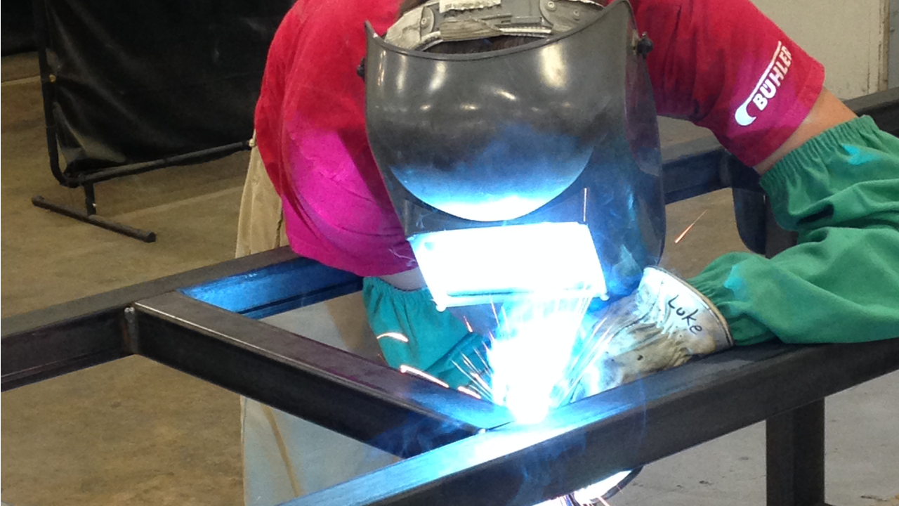 Welder at Buhler