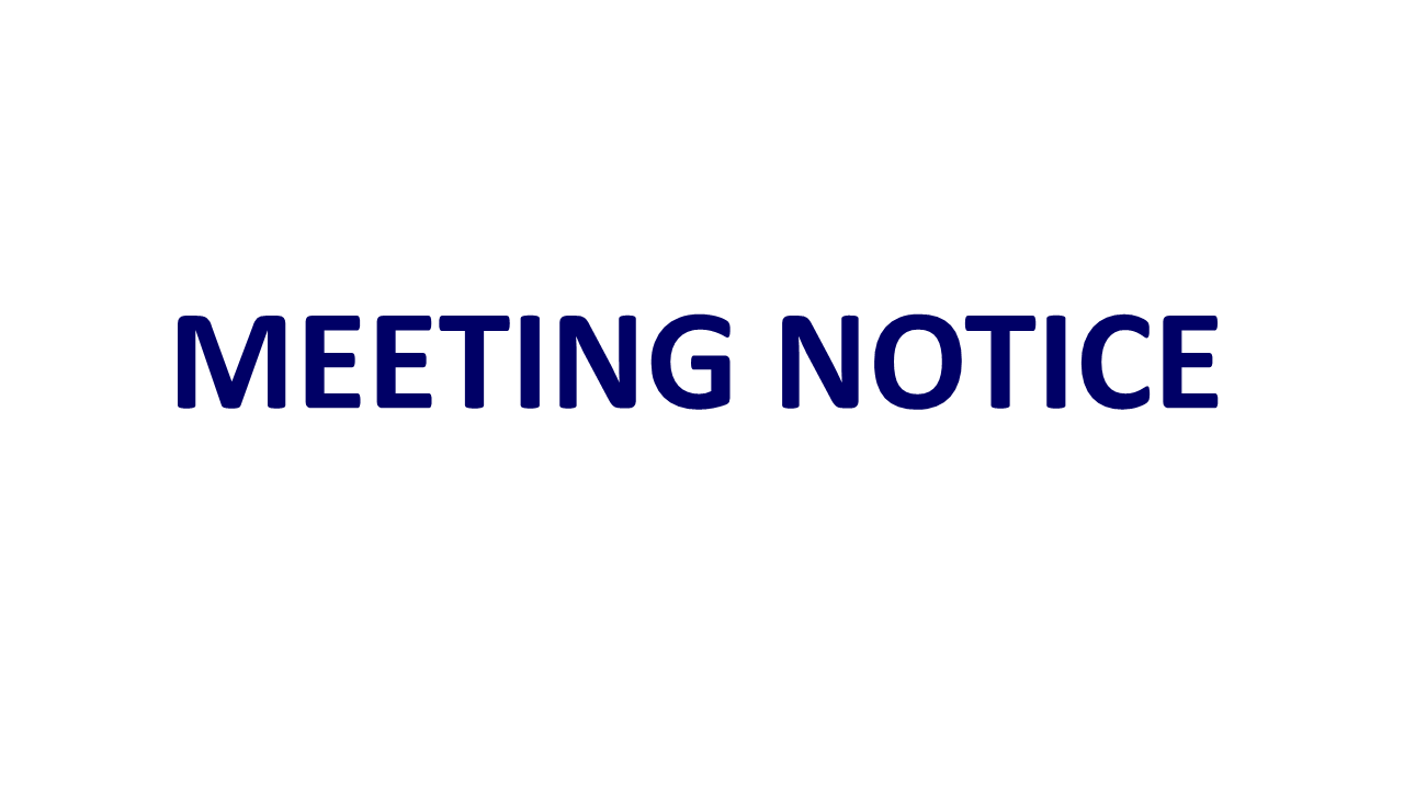 Meeting Notice