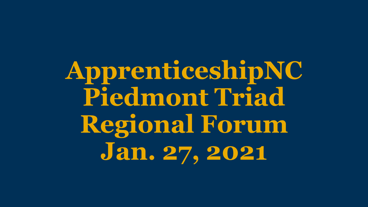 Piedmont Triad Regional Forum
