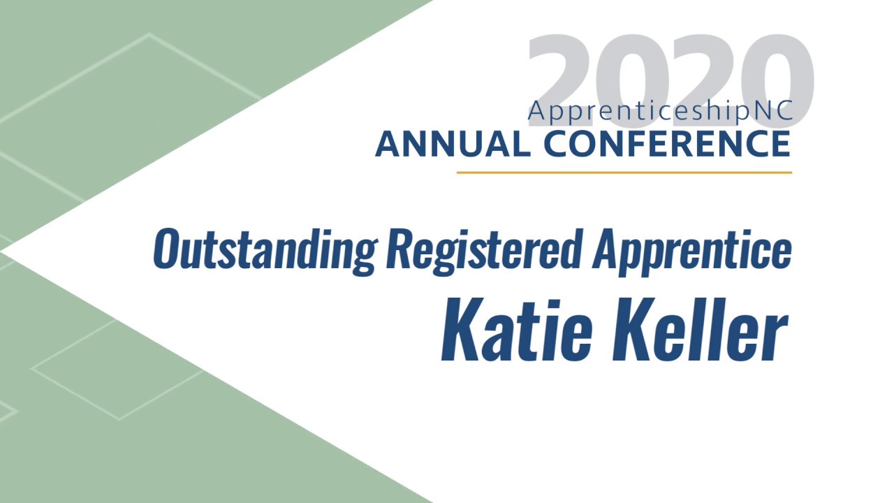 2020 Outstanding Registered Apprentice - Katie Keller